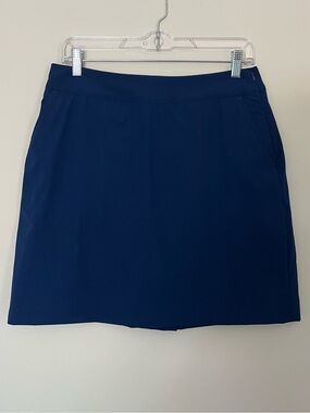 RNWK Renwick Sport Navy 18” Simple Skort Size 6 New Golf Tennis